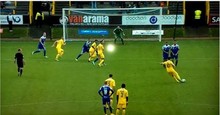 Video: If you only see one amazing 30 yard free-kick right into the top corner today then make it this one