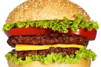 Pic: Reckon you could manage a 2,000 calorie double cheeseburger with two donuts instead of burger buns?