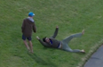 Video: Shoeless cricket fan makes unbelievable catch & wins over €3000