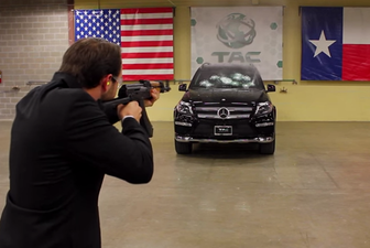 Video: This is what it is like to be shot by an AK-47 while in a bulletproof car