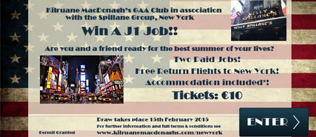 This GAA club in Tipperary is offering a J1 job and accommodation as the prize for a draw