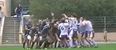 Video: Serious amount of slaps thrown during massive amateur rugby brawl in France