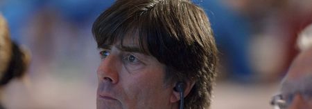 Pic: Jogi Loew was at the centre of one of the funniest accidental TV graphics of all time last night