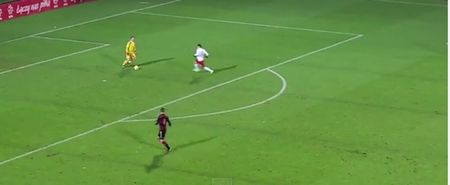 Video: German Under 20 keeper nutmegs Polish striker