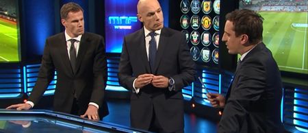 Video: Gary Neville and Jamie Carragher grill Howard Webb on all things refereeing