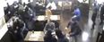 Video: Not a single f**k was given by one man as 35 masked thugs violently stormed a Russian restaurant