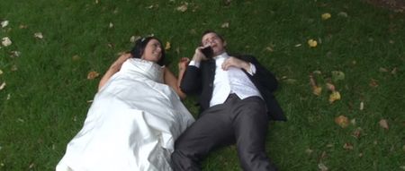 Video: Newly-wed Irish couple nail their brilliant wedding reception entrance