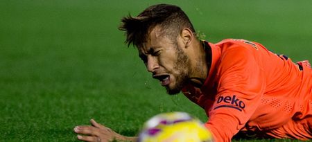 A pub in Brazil is giving out a round of free shots every time Neymar goes to ground