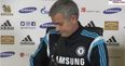 Video: Jose Mourinho struggles to put his phone on silent after it rings during his press conference