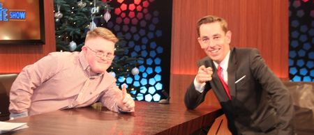 Pic: Take That superfan Conor Kenny got to meet his heroes last night