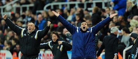 This is what a late winner in the Tyne-Wear derby means to the Sunderland bench