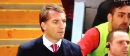Video: The moment Brendan Rodgers realises he’s doing something VERY controversial