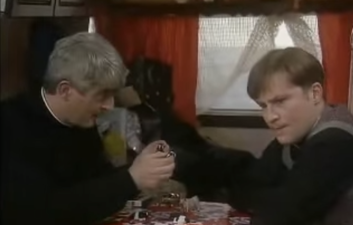 Pic: Irish comedian gets Father Ted tattoo during live show in Bray