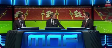 Jamie Carragher gets the giggles when he hears Fabricio Coloccini could replace Alan Pardew