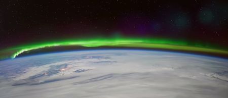 Spectacular stuff: The Northern Lights filmed from the International Space Station