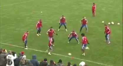 Video: You really have to see Bayern Munich’s incredible one touch passing drills