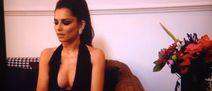 The moment Cheryl Fernandez-Versini is told she’s showing a bit too much sideboob