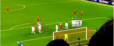 Video: Steven Gerrard’s wonderful free-kick looks even better from this great fan footage