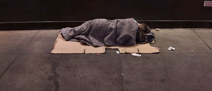 homeless man