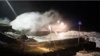 Video: Jaysus, the size of the waves crashing over Mayo last night were incredible