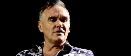 PIC: Morrissey was pulling pints in Dublin on Thursday evening