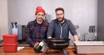 Video: James Franco & Seth Rogan star in the latest swear-tastic episode of Epic Meal Time