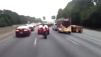 Bikers Beware: This is why lane splitting in heavy traffic is VERY dangerous