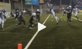 Vine: High school quarterback scores amazing front-flip touchdown