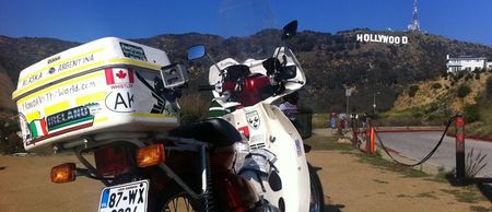 Pics: A Wexford man and his Honda 90 are almost home after driving around the world for 3 years