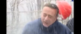Video: Hard hat saves man on live TV as huge icicle lands on his head during interview