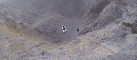Video: Irish-based BASE jumpers do one of the most breath-taking jumps we have ever seen (NSFW)