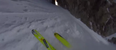 Video: Skier’s brilliant first-person ski run through a mountain ridge is absolutely breath-taking