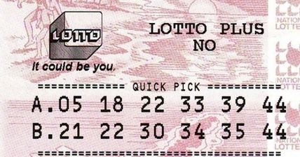 Pic: An Irish woman got a hilariously terrible sequence of numbers in a Lotto quick pick last night