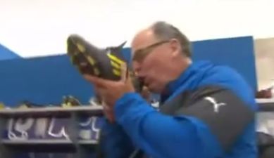 Video: Highly-respected World Cup winning coach Jake White drinking from a boot