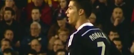 Video: Cristiano Ronaldo definitely wasn’t happy with Gareth Bale’s after this selfish effort on goal against Valencia