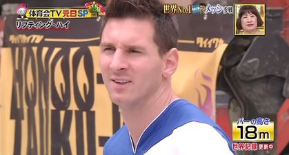 Video: Lionel Messi’s close control in this strange Japanese TV show is just incredible