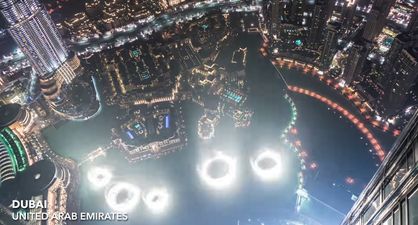 VIDEO: A massive hotel fire in Dubai right next to Burj Khalifa