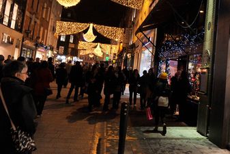 Pic: This cheeky pup tried to park on Grafton Street and you can guess what happened