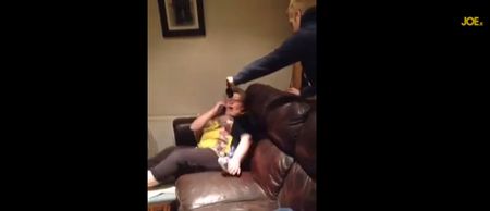 Video: Irish Mammy has a priceless reaction to her son’s prank