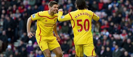 Pic: Looks like the Liverpool players enjoyed a few beers after beating Sunderland today