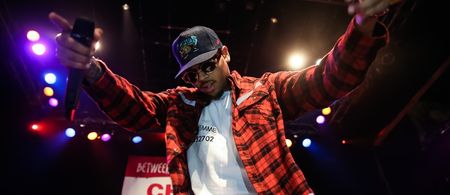 Video: The moment when gunshots were fired at a Chris Brown gig