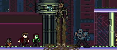 Guardians Of The Galaxy. 8-bit. What’s not to love about this?