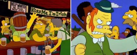 Here are the very best Irish references in The Simpsons