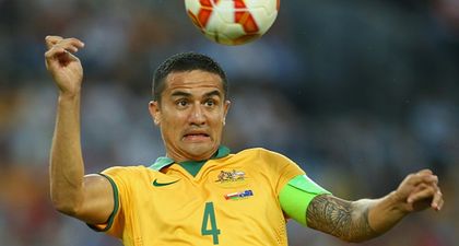 Video: Tim Cahill brilliantly picks out his son in the stands with a pass of unerring accuracy