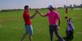 Video: Brian O’Driscoll and Rory McIlroy channel their inner ROG in this drop goal face-off