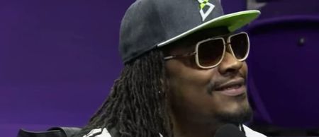 Video: Seattle Seahawk Marshawn Lynch is just “here so I won’t get fined”
