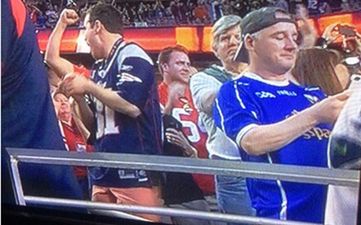 Pic: Who else spotted the man wearing the Cavan GAA jersey during the Superbowl?