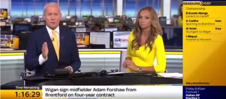 Pic: An office in Newry is taking this Transfer Deadline Day craic to the next level