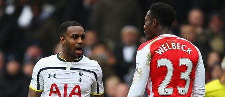 Vine: We think this is Danny Welbeck calling Danny Rose a fu**ing knobhead