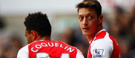 Pic: Spurs fans take pleasure in ill-advised Mesut Ozil and Piers Morgan tweets after beating Arsenal
